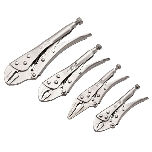 Draper 35373 Locking Pliers Set 4 Piece