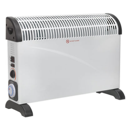 Sealey CD2005TT Convector Heater 2000W/230V with Turbo Timer & Thermostat