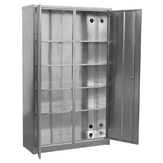 Sealey GSC110385 Galvanized Steel Floor Cabinet 4-Shelf Extra-Wide