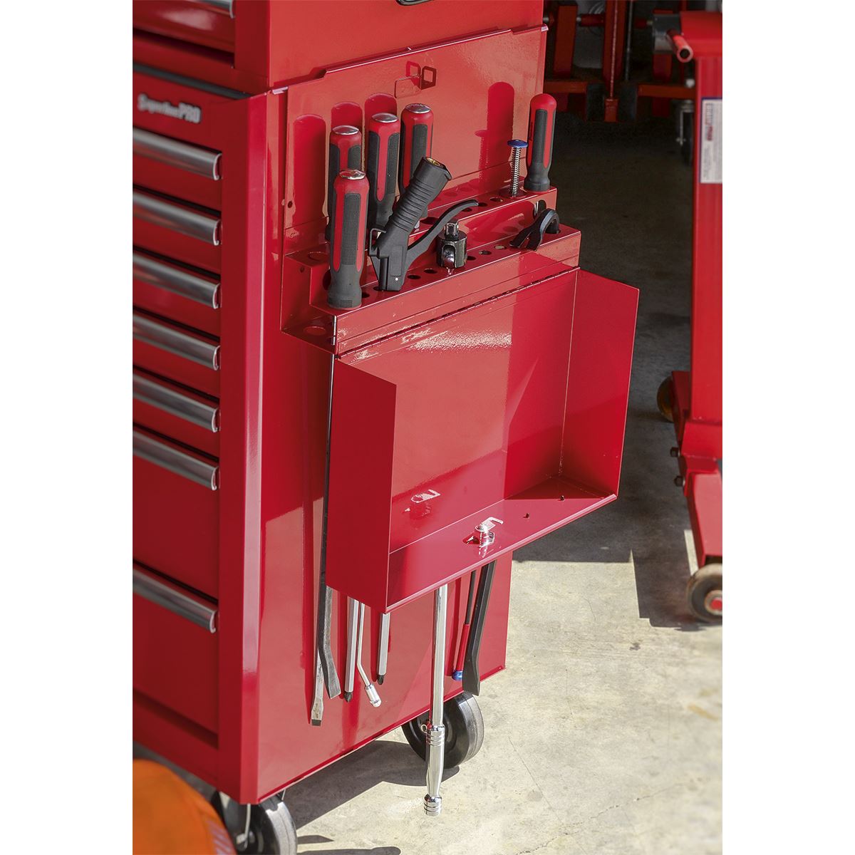 Sealey APLHT Side Cabinet for Long Handle Tools - Red