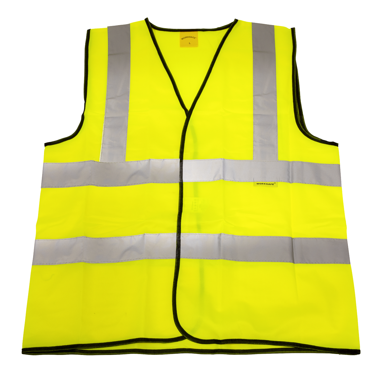 Sealey 9804L Hi-Vis Waistcoat (Site and Road Use) Yellow - Large