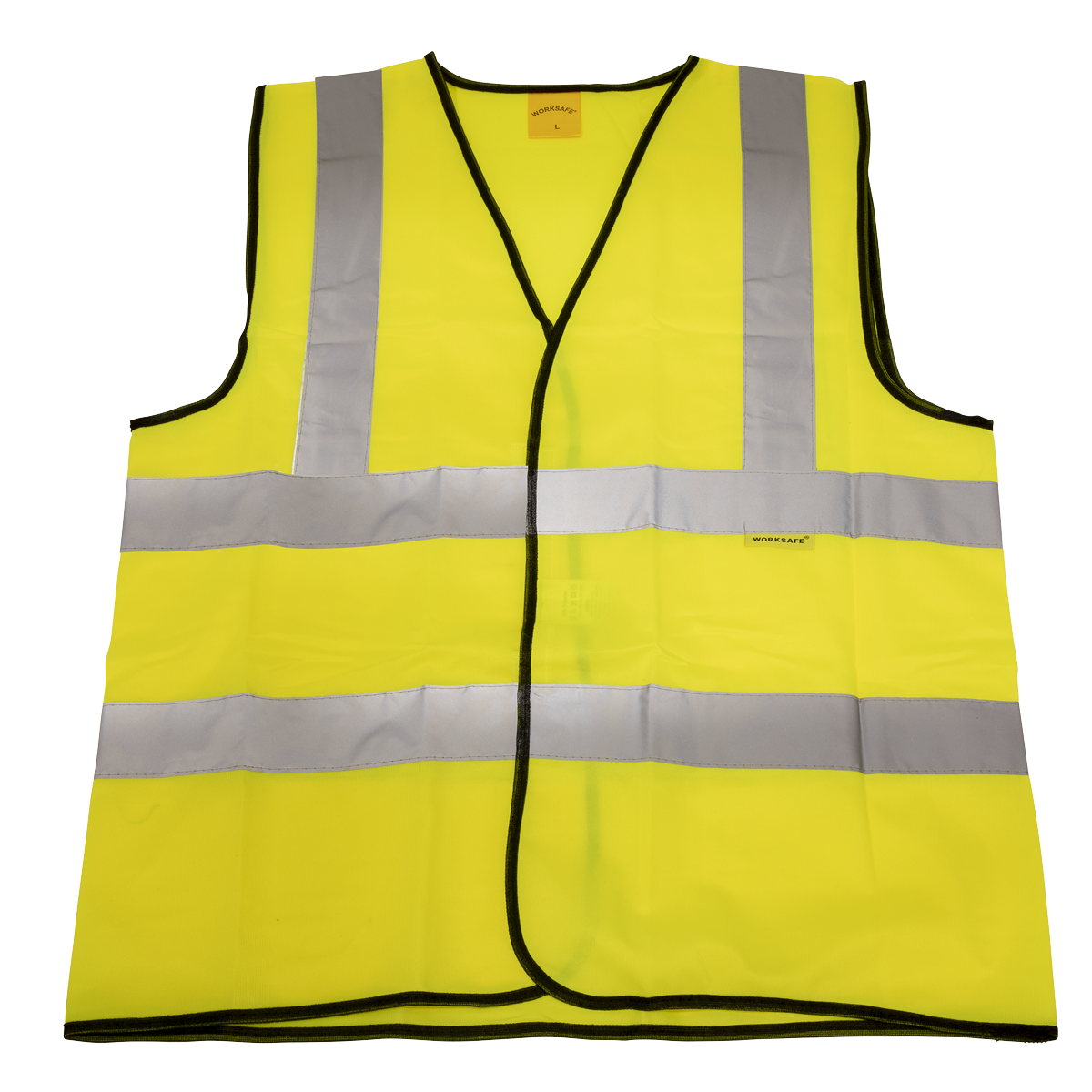 Sealey 9804L Hi-Vis Waistcoat (Site and Road Use) Yellow - Large