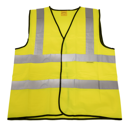 Sealey 9804M Hi-Vis Waistcoat (Site and Road Use) Yellow - Medium