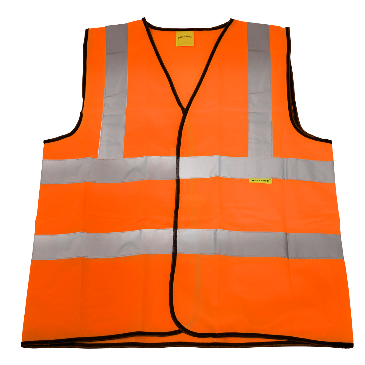 Sealey 9812l Hi-Vis Orange Waistcoat (Site and Road Use) - Large