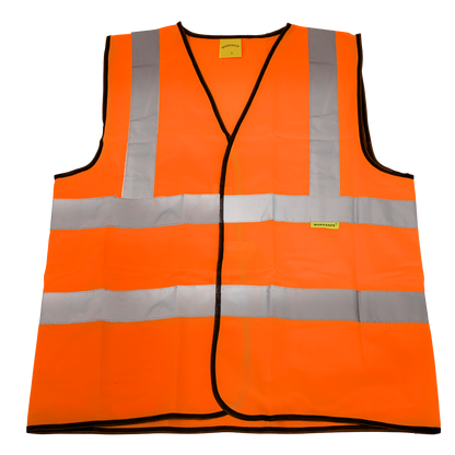 Sealey 9812l Hi-Vis Orange Waistcoat (Site and Road Use) - Large