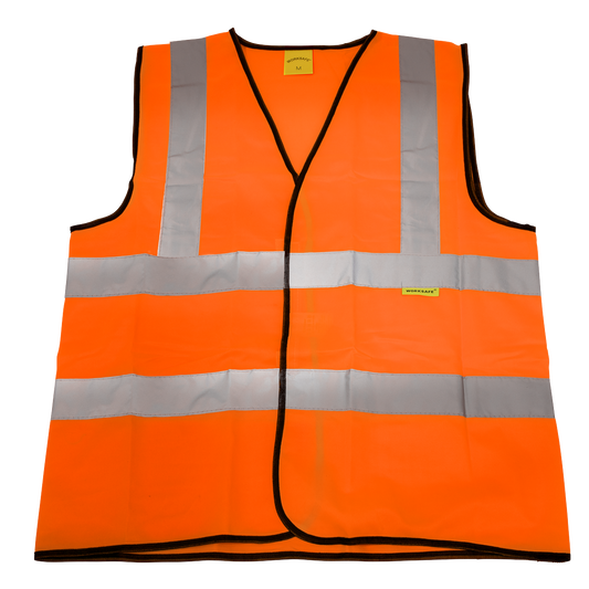 Sealey 9812M Hi-Vis Orange Waistcoat (Site and Road Use) - Medium