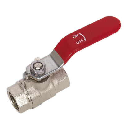 Sealey SA907 Lever Ball Valve 3/8"BSP (F) x 3/8"BSP (F)