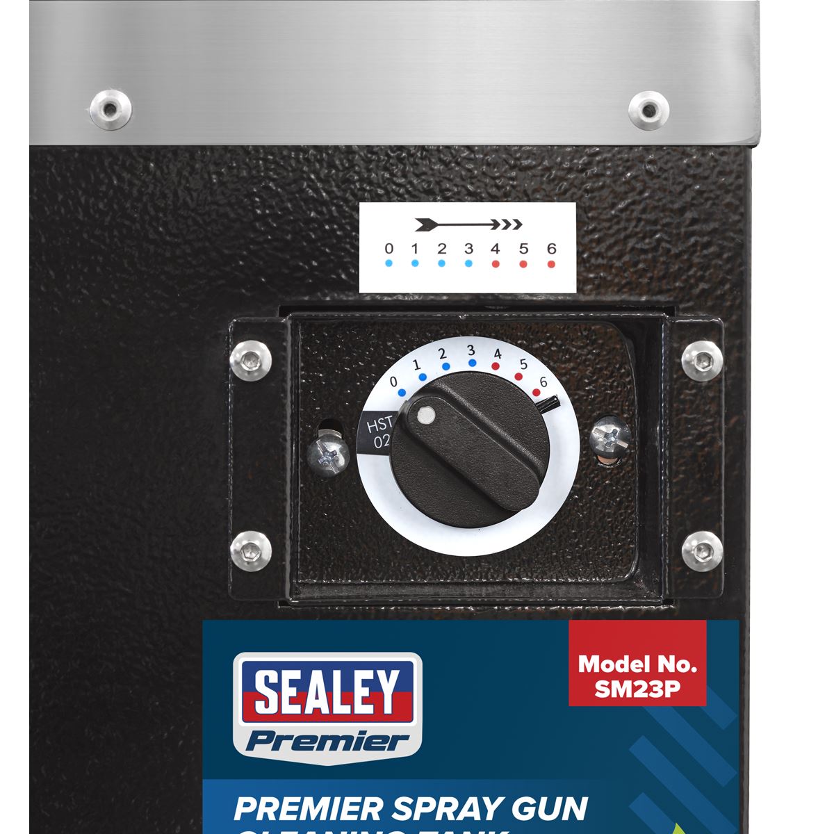 Sealey SM23P Premier Spray Gun Cleaning Tank 2 Gun Capacity