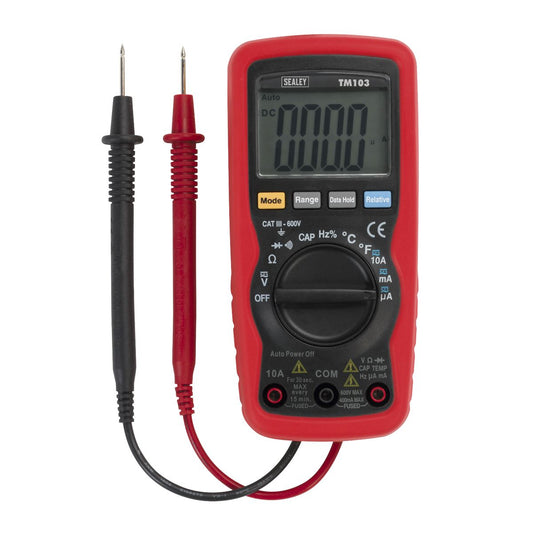 Sealey TM103 Professional Auto-Ranging Digital Multimeter - 11-Function