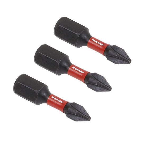 Sealey AK8204 Phillips #1 Impact Power Tool Bits 25mm - 3pc