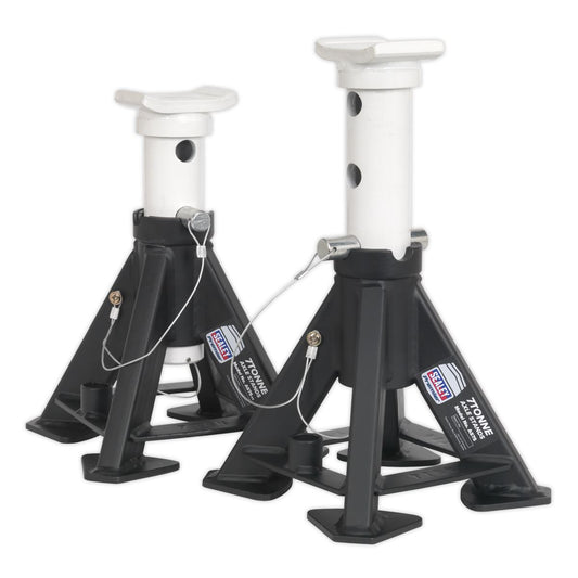 Sealey AS7S Premier Short Axle Stands (Pair) 7 Tonne Capacity per Stand