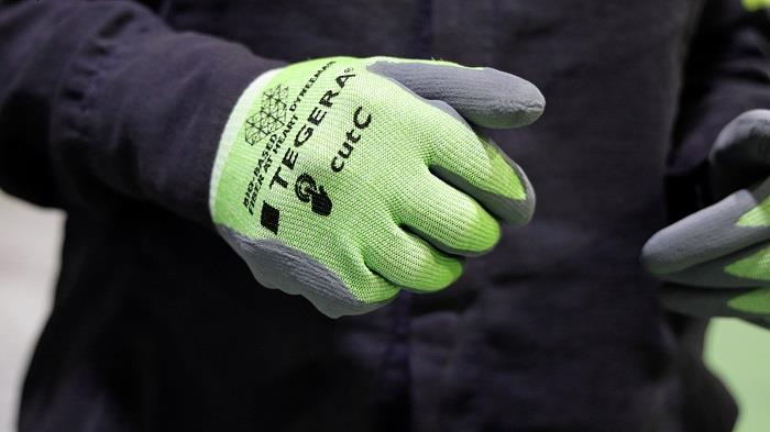 6 Pairs Ejendals Tegera 457 Bio-Based Nitrile Cut Proof C Work Gloves