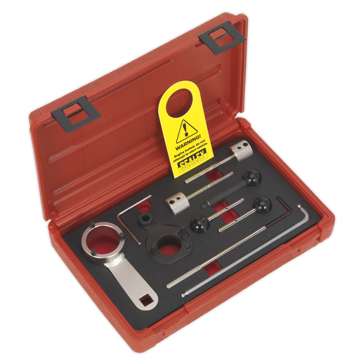 Sealey VSE6281 Diesel Engine Timing Tool Kit - for VAG 1.4D/1.6D/2.0D Belt Drive