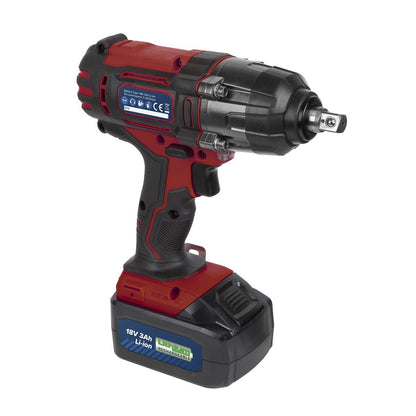 Sealey CP400LI Cordless Impact Wrench 18V 3Ah Lithium-ion 1/2"Sq Drive