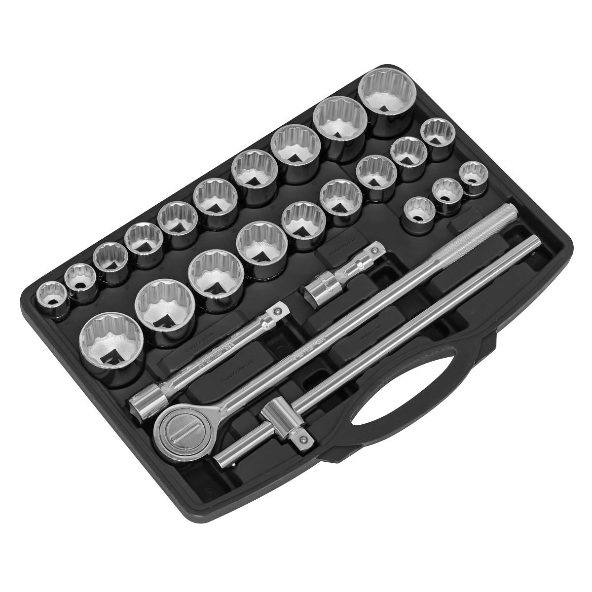 Sealey AK2582 Socket Set 26pc 3/4"Sq Drive 12-point WallDrive®