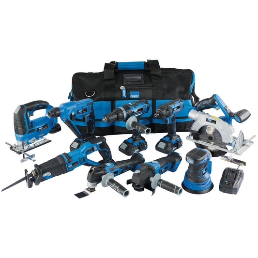 Draper 17763 Storm Force® 20V Cordless Kit 9 Piece