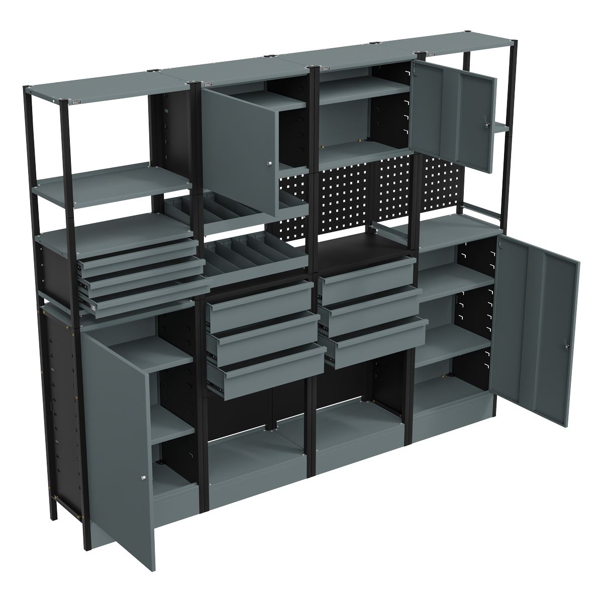 Sealey APMRSTACK2 Modular Racking System Combo 2.32m