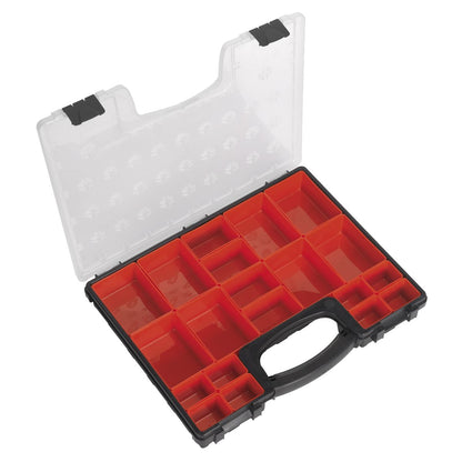 Sealey APAS2R Parts Storage Case with 20 Removable Compartments