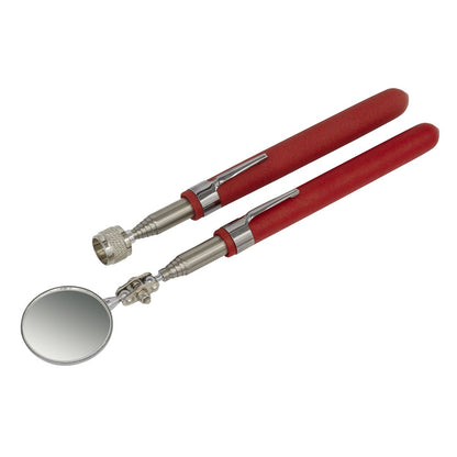 Sealey AK6527 Telescopic Magnetic Pick-Up & Mirror Set 2pc