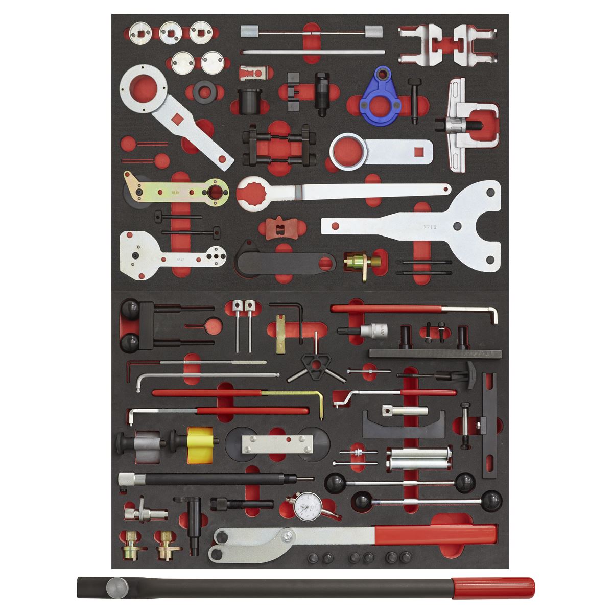 Sealey VS5100MK Diesel & Petrol Master Timing Tool Kit 59pc VAG - Belt/Chain Drive