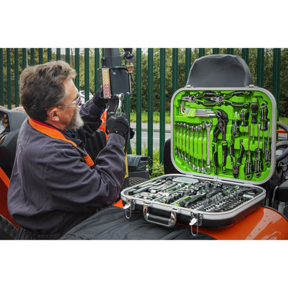 Sealey AK7980HV Mechanic's Tool Kit 144pc Hi-Vis Green