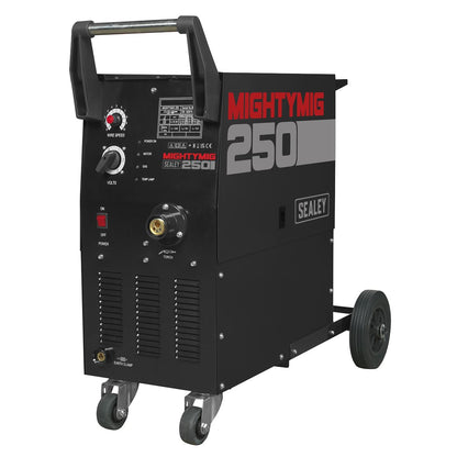 Sealey MIGHTYMIG250 Professional Gas/Gasless MIG Welder 250A with Euro Torch