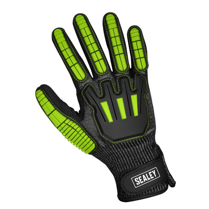 Sealey SSP39L Cut & Impact Resistant Gloves - Large - Pair