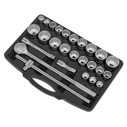 Sealey AK2582 Socket Set 26pc 3/4"Sq Drive 12-point WallDrive®