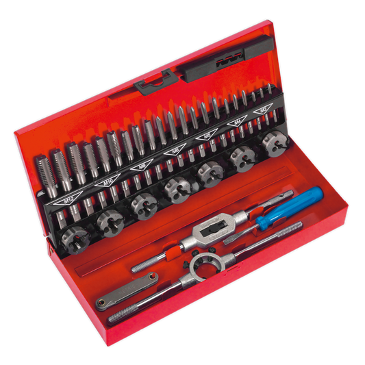 Sealey AK3015 Tap & Die Set 32pc Split Dies Metric