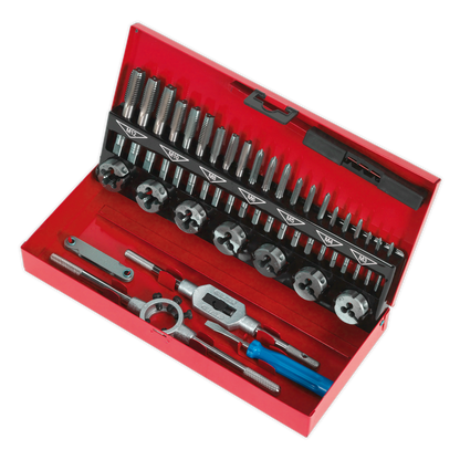 Sealey AK3015 Tap & Die Set 32pc Split Dies Metric