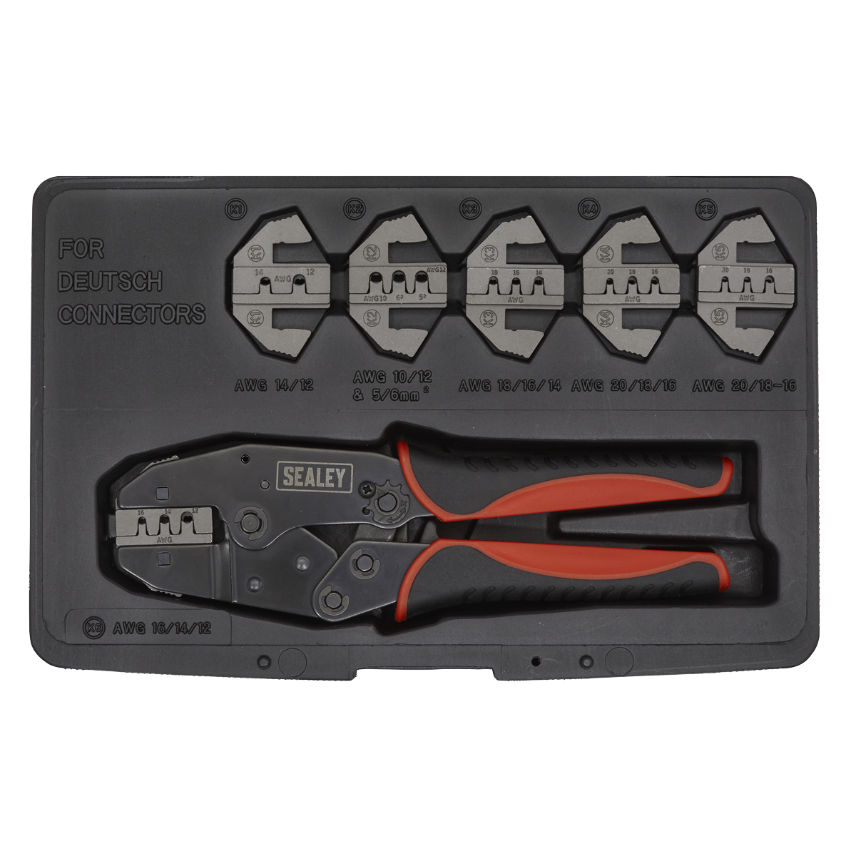 Sealey AK3870 Deutsch Connector Plier Set 7pc