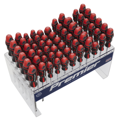 Sealey AK4369DS Individual Screwdrivers GripMAX® 66pc Countertop Display