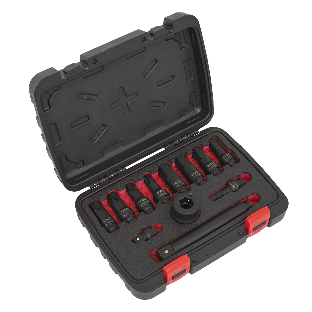 Sealey AK5617 Impact Socket Bit & Accessories Set 12pc 3/4"Sq Drive