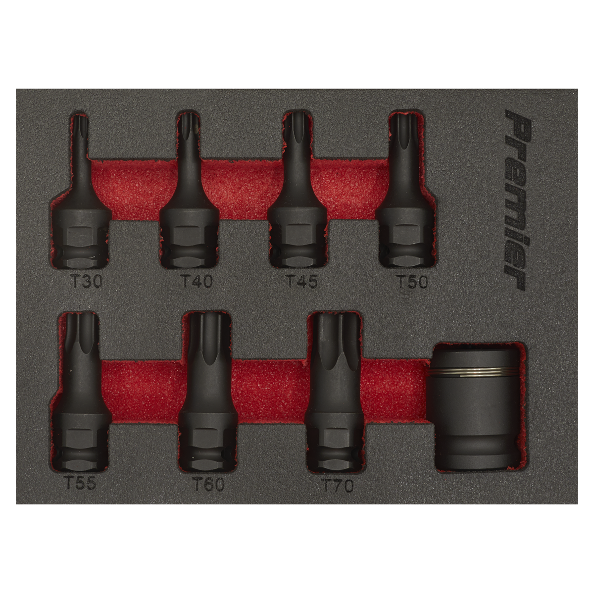 Sealey AK5621 Impact TRX-Star* Socket Bit Set 8pc 3/8"Sq Drive