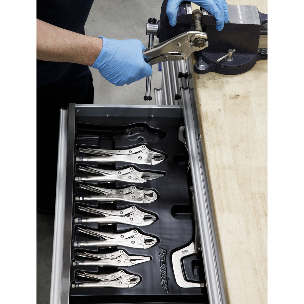 Sealey AK6800 Locking Pliers Set 10pc