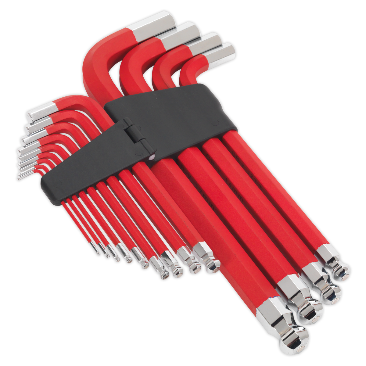 Sealey AK7187 Jumbo Ball-End Hex Key Set 13pc Anti-Slip - Metric