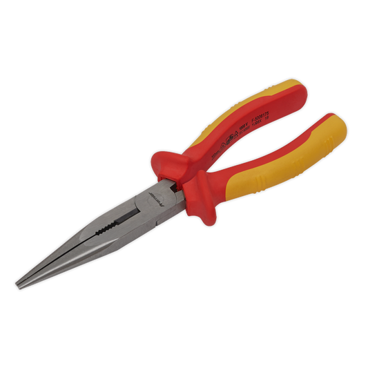 Sealey AK83457 Long Nose Pliers 200mm VDE Approved