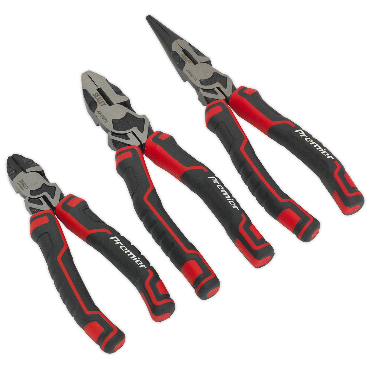 Sealey AK8376 Pliers Set High Leverage 3pc