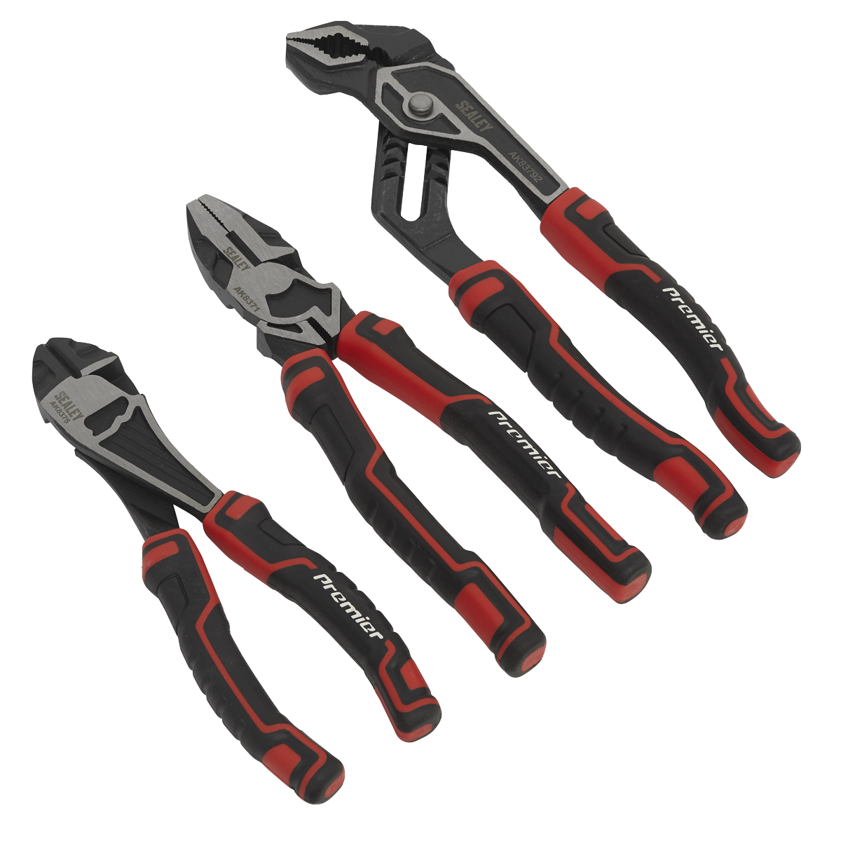 Sealey AK8377 Pliers Set High Leverage 3pc