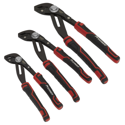 Sealey AK8380 Water Pump Pliers Set 3pc Quick Release