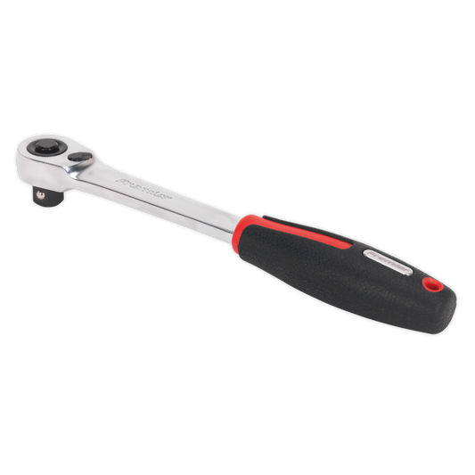 Sealey AK8982 Ratchet Wrench 1/2"Sq Drive Compact Head 72-Tooth Flip Reverse Premier Platinum