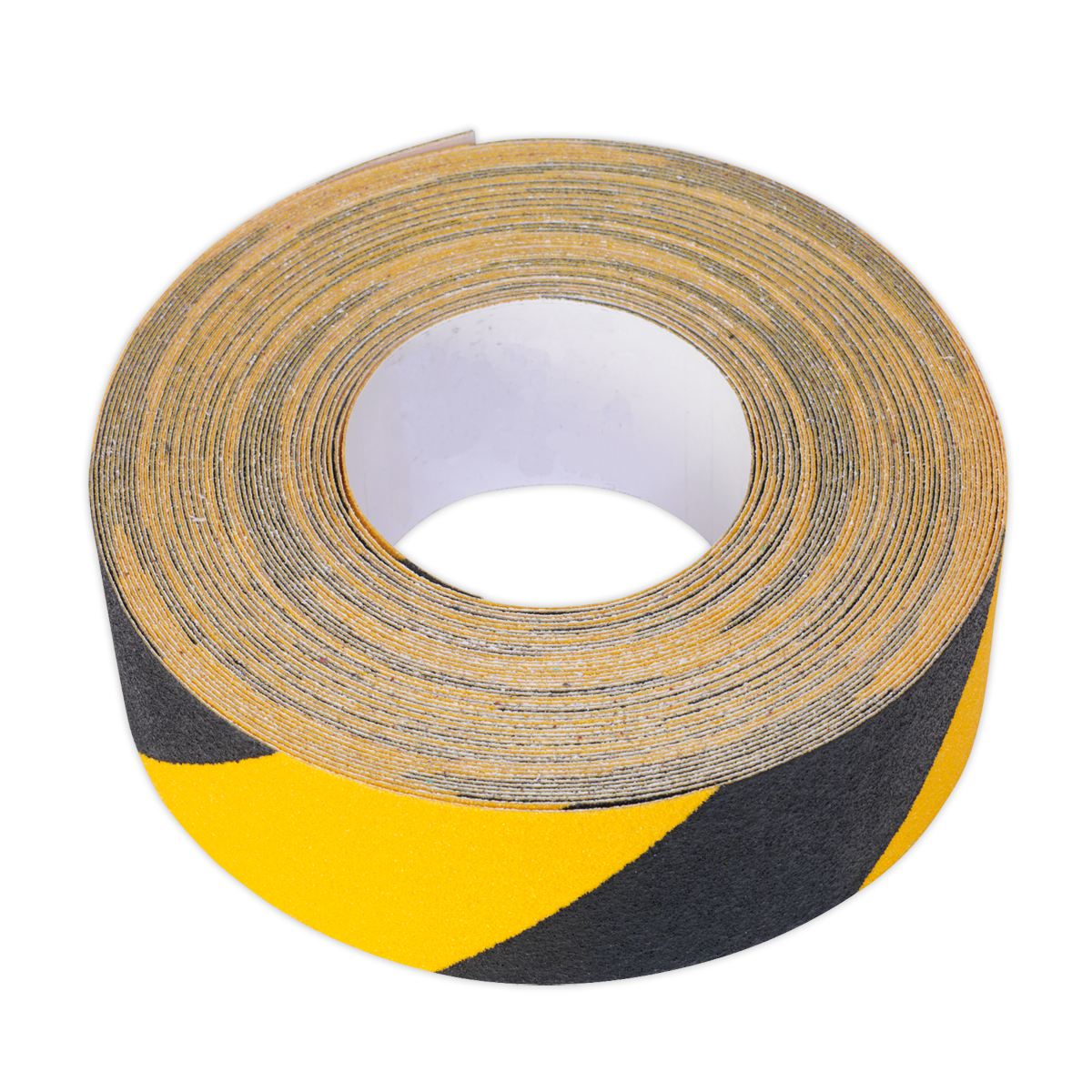 Sealey ANTBY18 Anti-Slip Tape Self-Adhesive Black Yellow 50mm x 18m