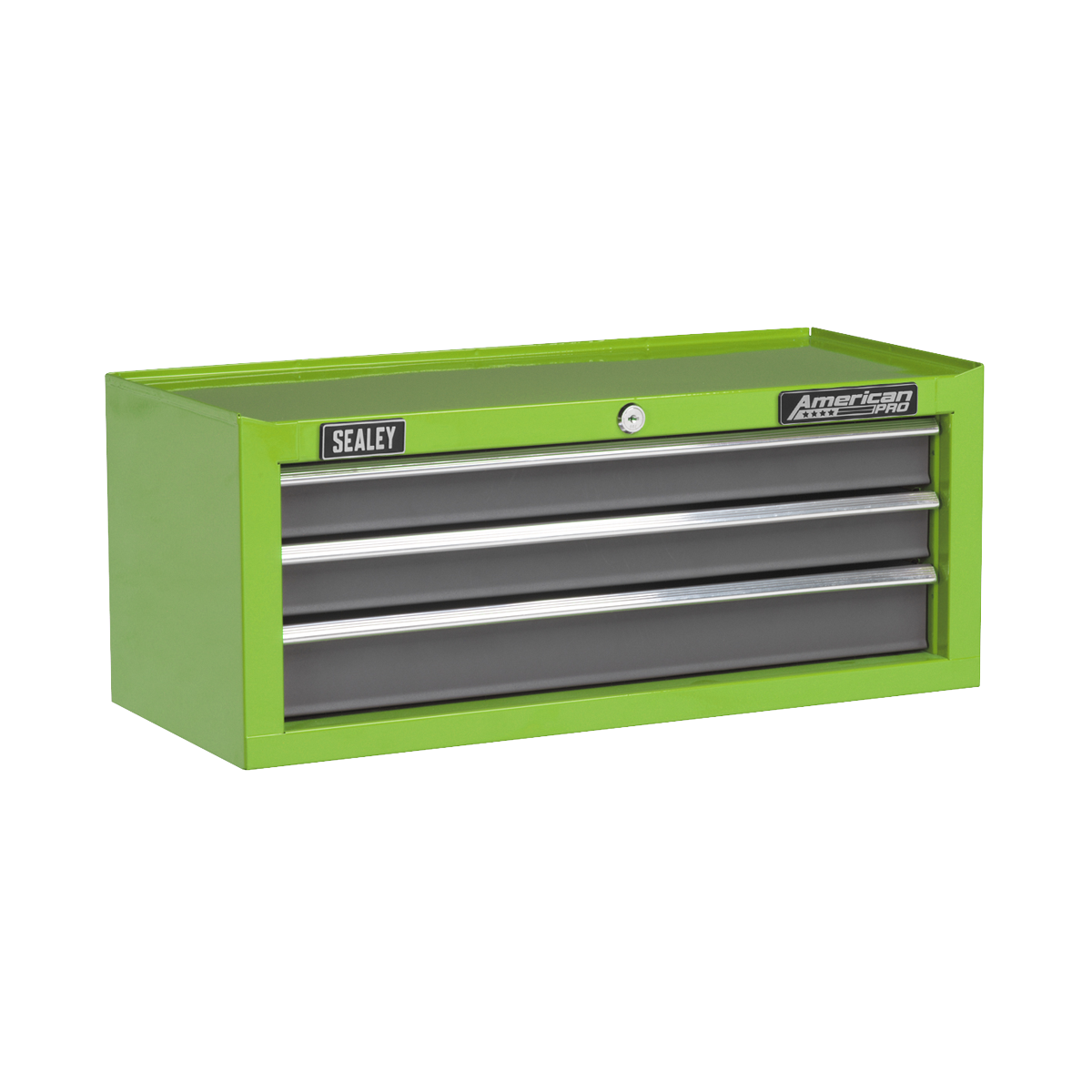 Sealey AP2200BBHVSTACK Topchest Mid-Box Tool Chest & Rollcab 9 Drawer Stack - Green