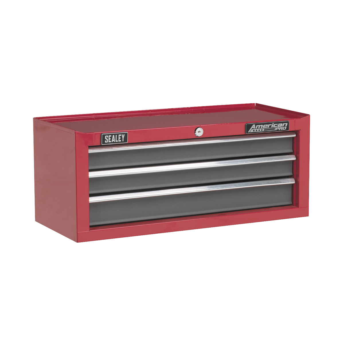 Sealey AP2200BBSTACK Topchest Mid-Box Tool Chest & Rollcab 9 Drawer Stack - Red