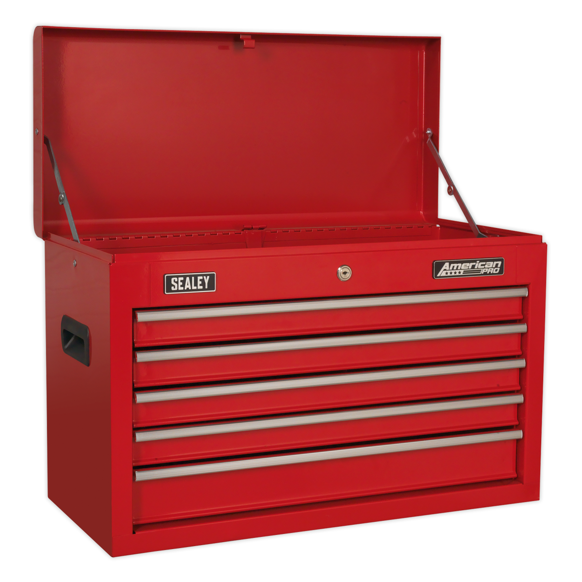 Sealey AP225COMBO Topchest 5 Drawer with Ball-Bearing Slides - Red & 272pc Tool Kit