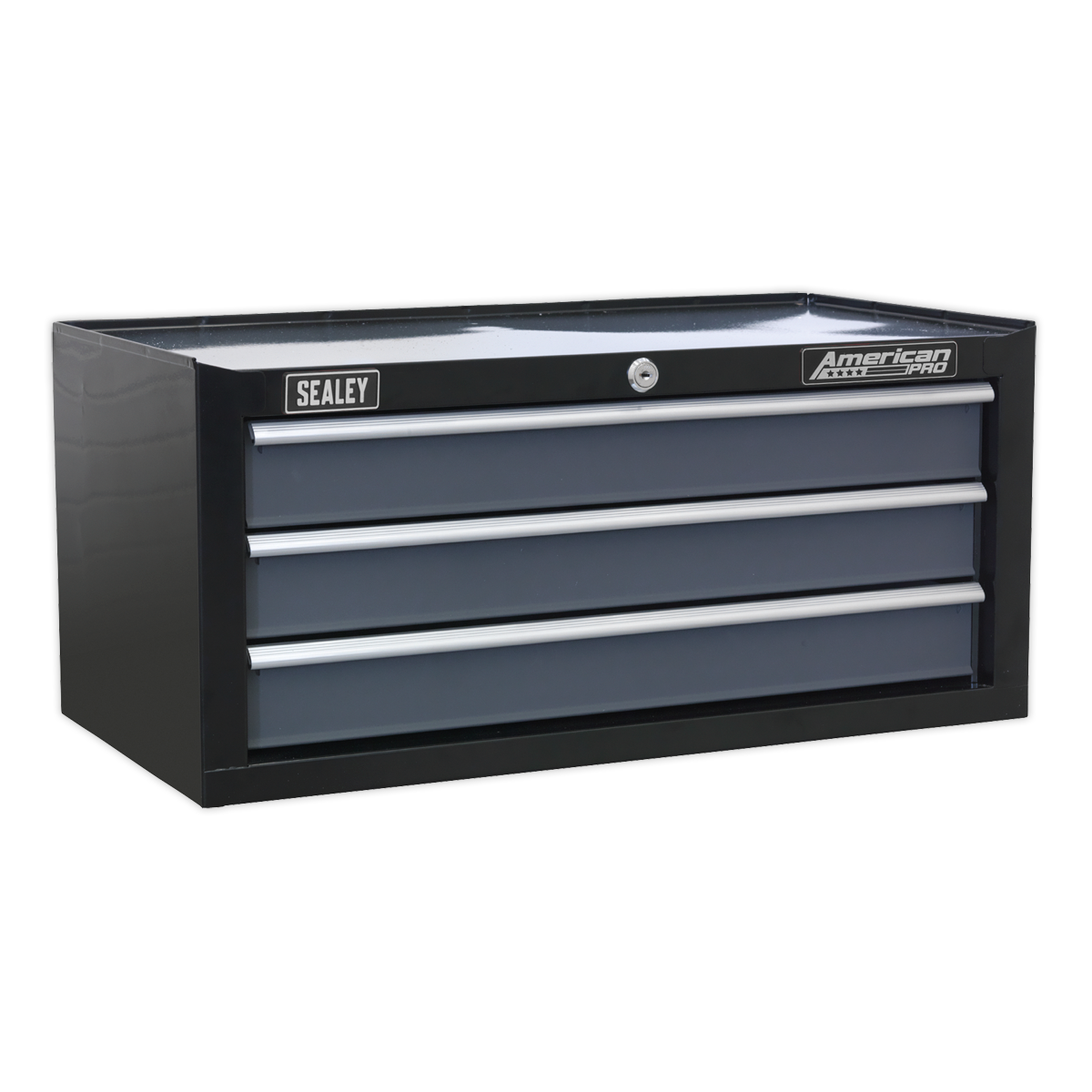 Sealey AP35TBCOMBO Tool Chest Combination 16 Drawer with Ball-Bearing Slides - Black/Grey & 468pc Tool Kit