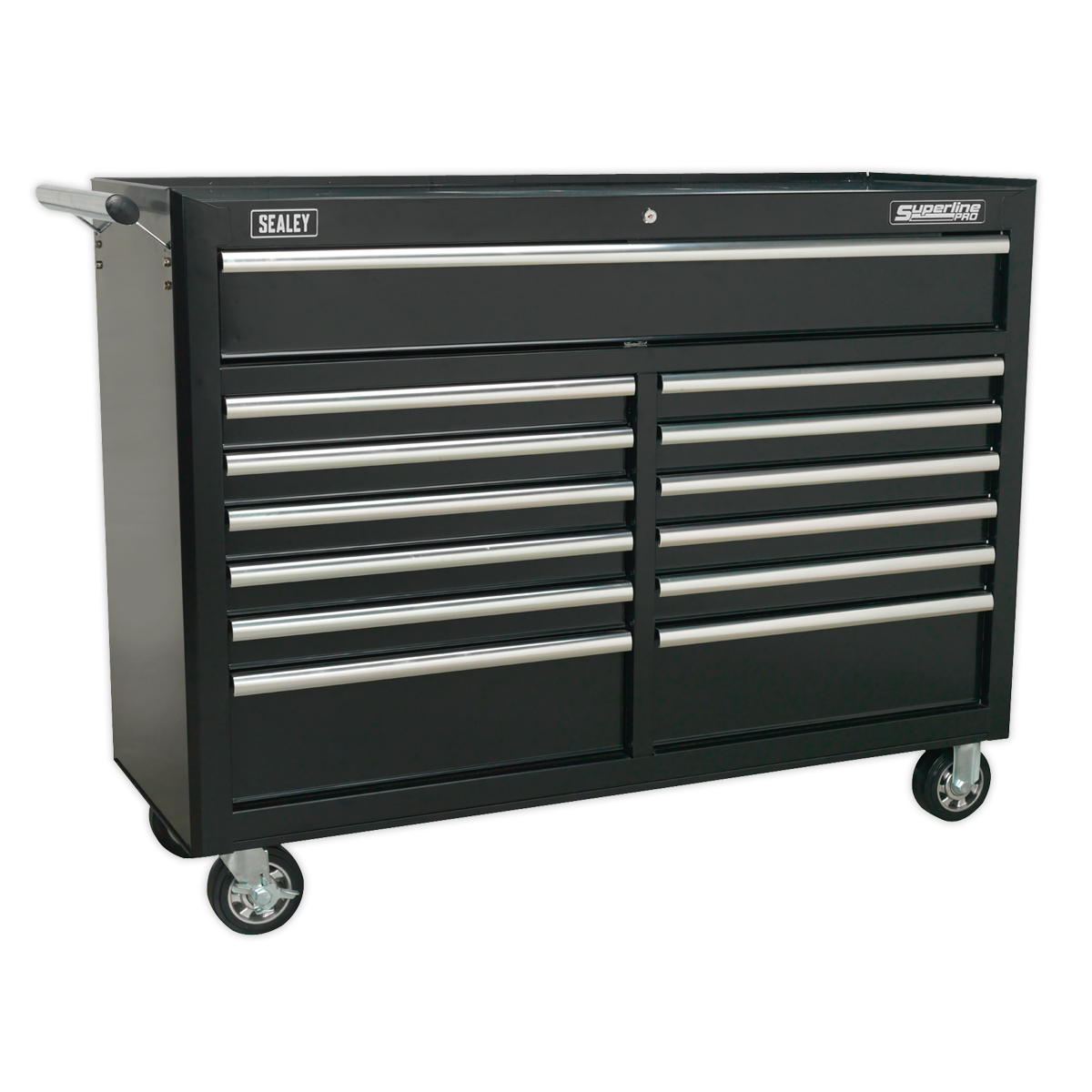 Sealey AP52COMBO2 Tool Chest Combination 23 Drawer with Ball-Bearing Slides - Black