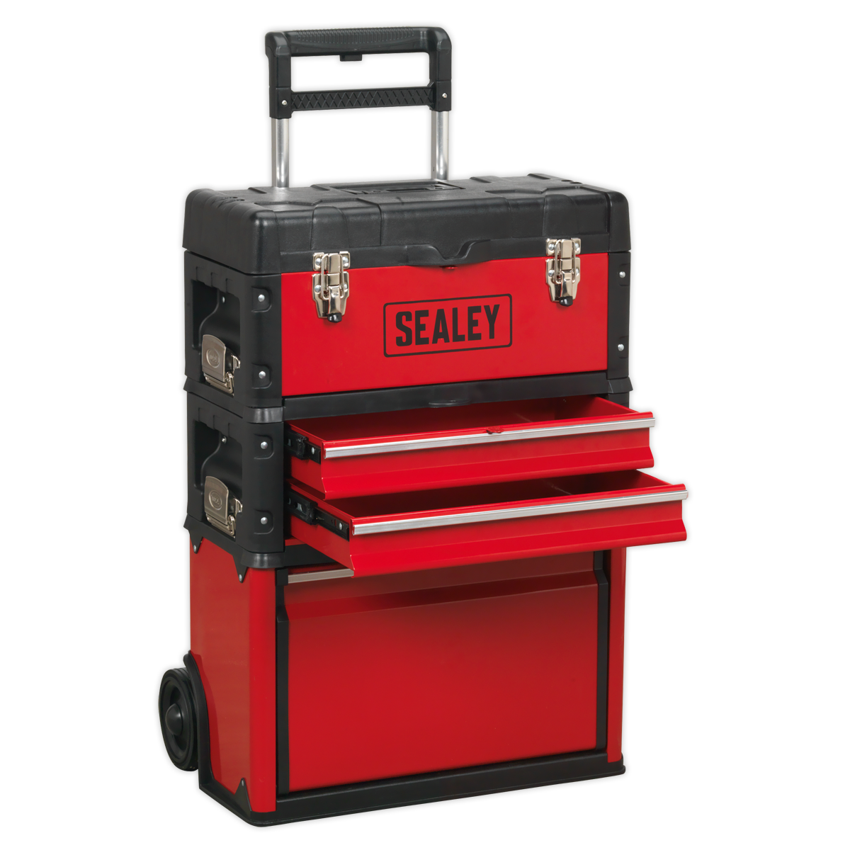 Sealey AP548 Mobile Steel/Composite Toolbox - 3 Compartment