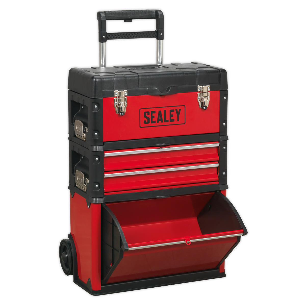 Sealey AP548 Mobile Steel/Composite Toolbox - 3 Compartment