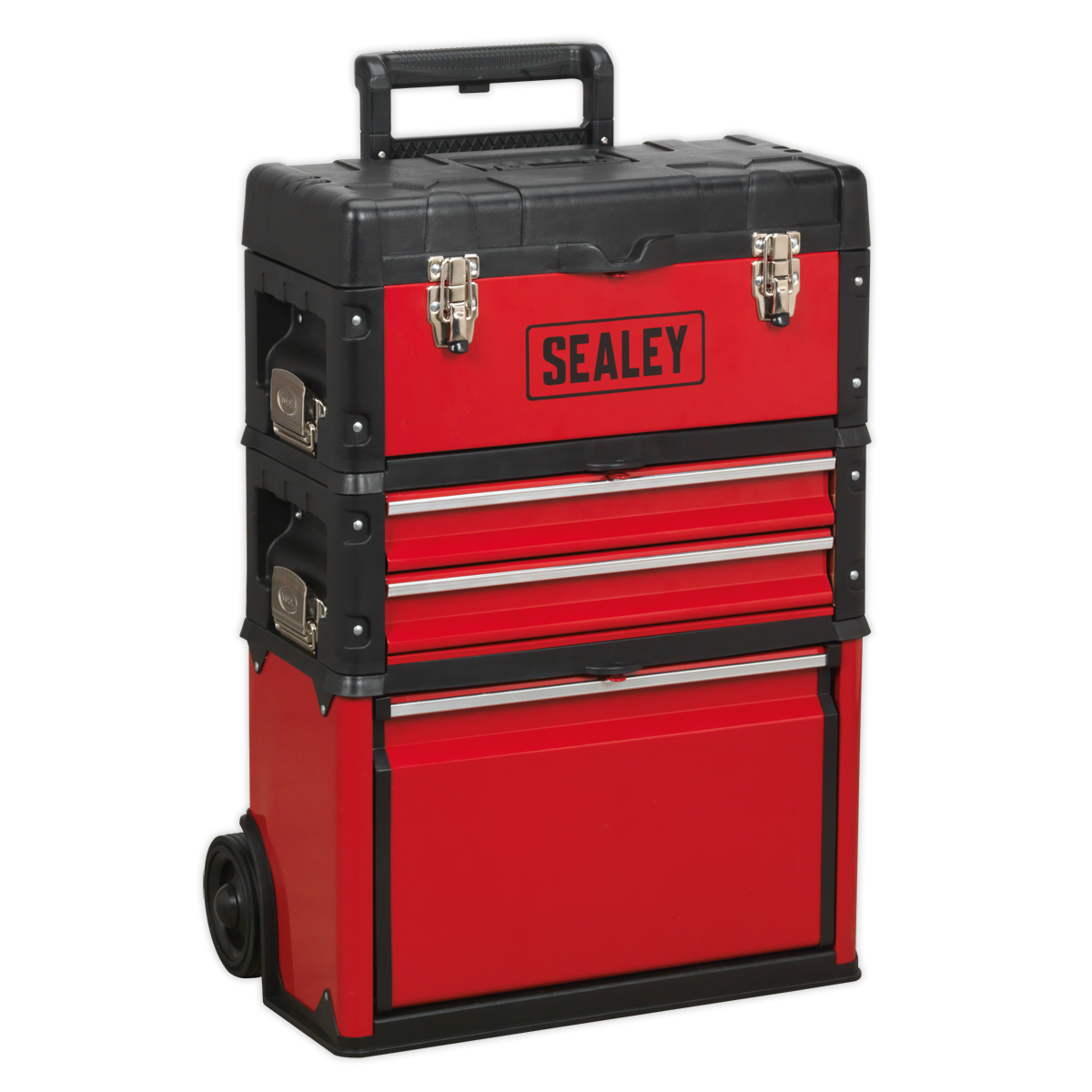 Sealey AP548 Mobile Steel/Composite Toolbox - 3 Compartment